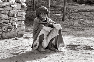 Homme du Rajasthan dans la patience