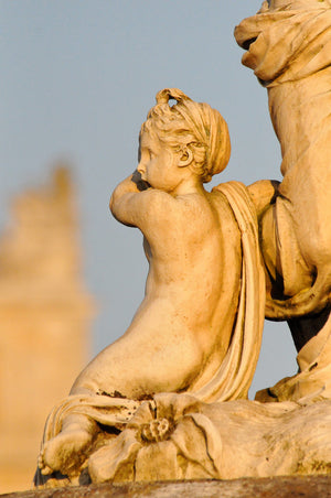 Diane, déesse de la lune, adossée à sa mère - Parc du Château de Versailles