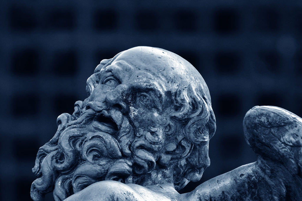 Le visage, de nuit, du dieu Saturne - Bassin de l'hiver